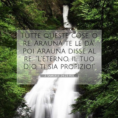 2 Samuele 24:23 Versetto della Bibbia Spiegato