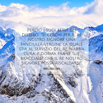 1 Re 1:2 Versetto della Bibbia Spiegato