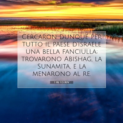 1 Re 1:3 Versetto della Bibbia Spiegato