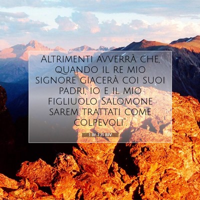 1 Re 1:21 Versetto della Bibbia Spiegato
