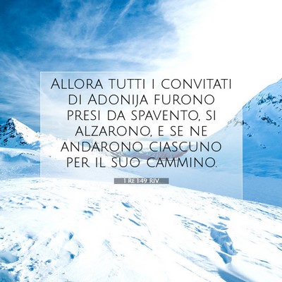1 Re 1:49 Versetto della Bibbia Spiegato
