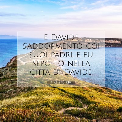 1 Re 2:10 RIV Immagine del Versetto della Bibbia