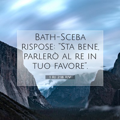 1 Re 2:18 Versetto della Bibbia Spiegato