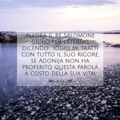 1 Re 2:23 RIV Immagine del Versetto della Bibbia