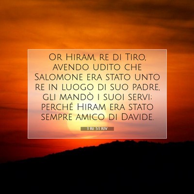 1 Re 5:1 RIV Immagine del Versetto della Bibbia