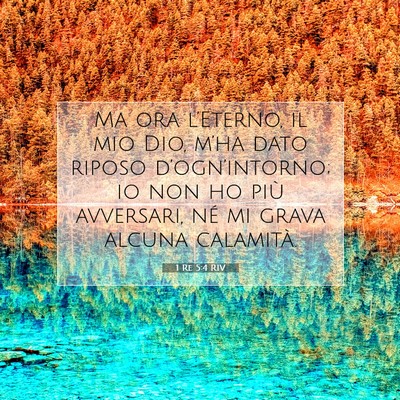 1 Re 5:4 RIV Immagine del Versetto della Bibbia