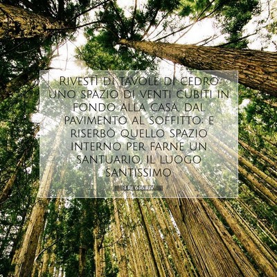 1 Re 6:16 Versetto della Bibbia Spiegato