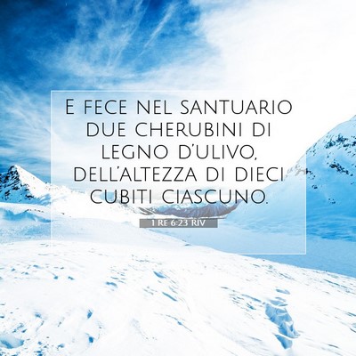 1 Re 6:23 Versetto della Bibbia Spiegato