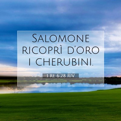 1 Re 6:28 Versetto della Bibbia Spiegato