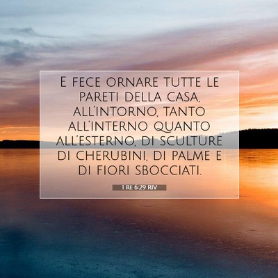 1 Re 6:29 Versetto della Bibbia Spiegato