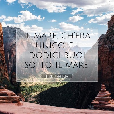 1 Re 7:44 Versetto della Bibbia Spiegato