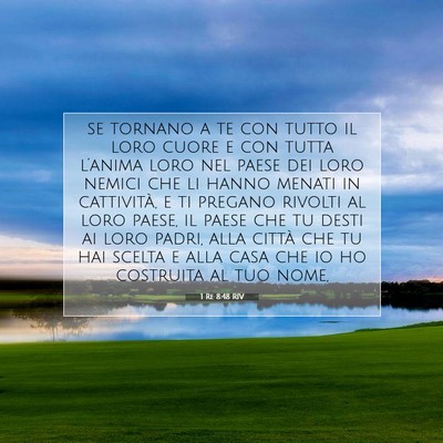 1 Re 8:48 Versetto della Bibbia Spiegato