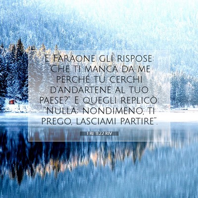 1 Re 11:22 Versetto della Bibbia Spiegato