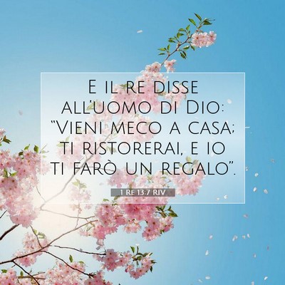 1 Re 13:7 Versetto della Bibbia Spiegato