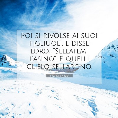 1 Re 13:27 Versetto della Bibbia Spiegato