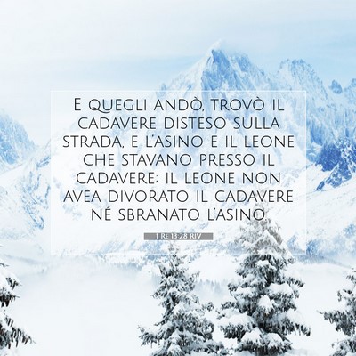 1 Re 13:28 Versetto della Bibbia Spiegato