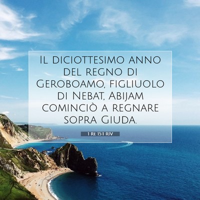 1 Re 15:1 RIV Immagine del Versetto della Bibbia