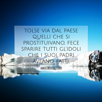 1 Re 15:12 Versetto della Bibbia Spiegato