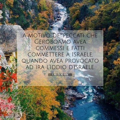 1 Re 15:30 Versetto della Bibbia Spiegato