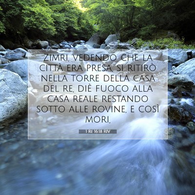 1 Re 16:18 Versetto della Bibbia Spiegato