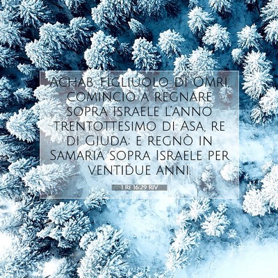1 Re 16:29 RIV Immagine del Versetto della Bibbia
