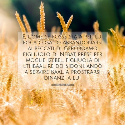1 Re 16:31 RIV Immagine del Versetto della Bibbia