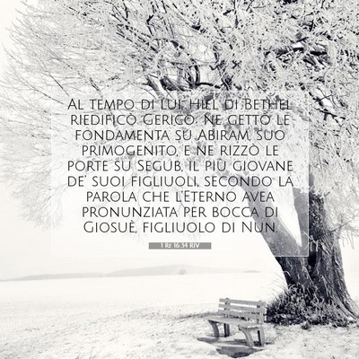 1 Re 16:34 RIV Immagine del Versetto della Bibbia