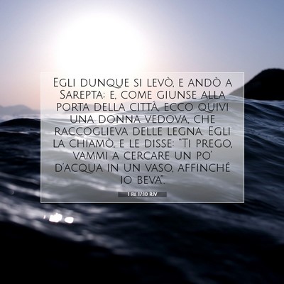 1 Re 17:10 RIV Immagine del Versetto della Bibbia