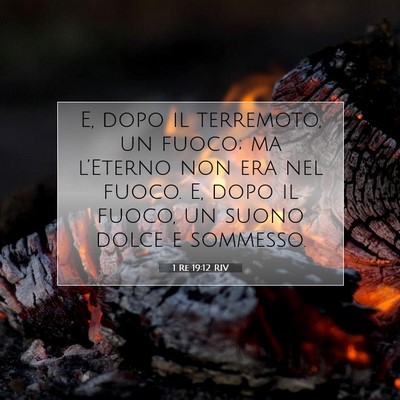 1 Re 19:12 Versetto della Bibbia Spiegato