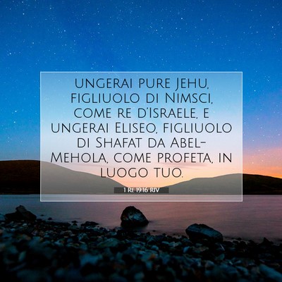 1 Re 19:16 RIV Immagine del Versetto della Bibbia