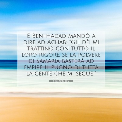 1 Re 20:10 RIV Immagine del Versetto della Bibbia