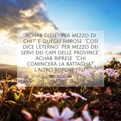 1 Re 20:14 Versetto della Bibbia Spiegato