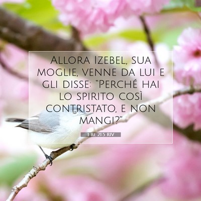 1 Re 21:5 RIV Immagine del Versetto della Bibbia