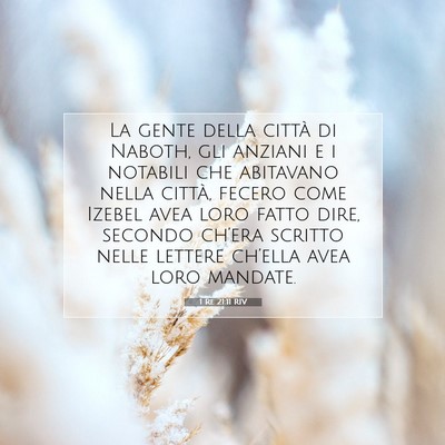 1 Re 21:11 RIV Immagine del Versetto della Bibbia