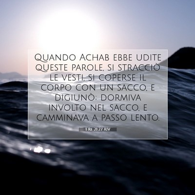 1 Re 21:27 RIV Immagine del Versetto della Bibbia