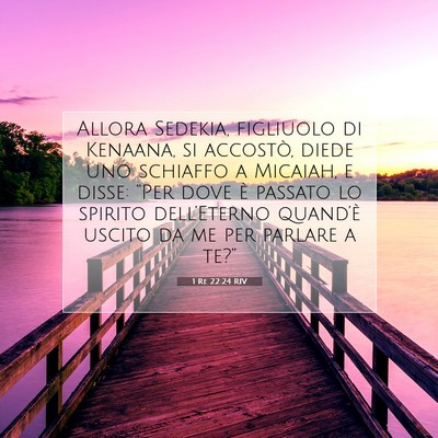 1 Re 22:24 RIV Immagine del Versetto della Bibbia
