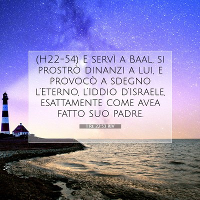 1 Re 22:53 Versetto della Bibbia Spiegato