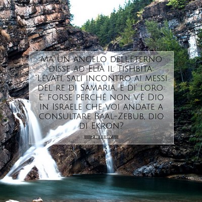 2 Re 1:3 Versetto della Bibbia Spiegato