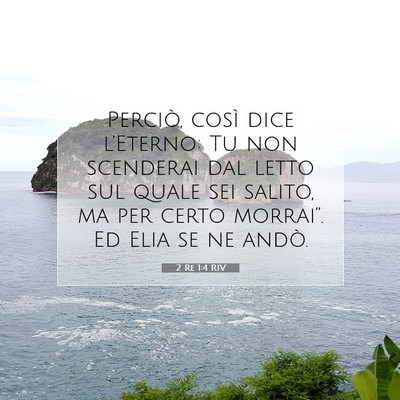 2 Re 1:4 Versetto della Bibbia Spiegato