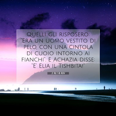 2 Re 1:8 Versetto della Bibbia Spiegato