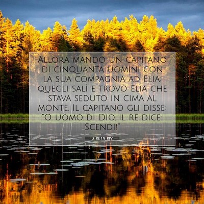 2 Re 1:9 Versetto della Bibbia Spiegato
