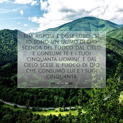2 Re 1:12 Versetto della Bibbia Spiegato