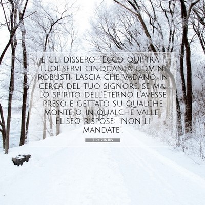 2 Re 2:16 RIV Immagine del Versetto della Bibbia