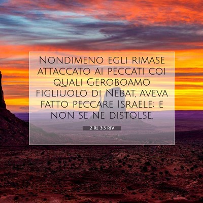 2 Re 3:3 Versetto della Bibbia Spiegato