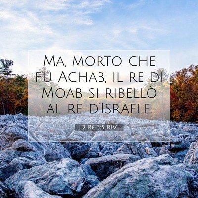2 Re 3:5 Versetto della Bibbia Spiegato