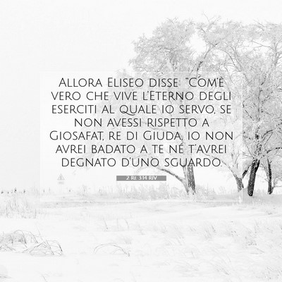 2 Re 3:14 RIV Immagine del Versetto della Bibbia