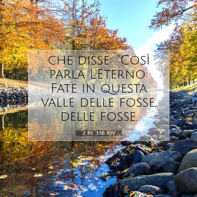 2 Re 3:16 Versetto della Bibbia Spiegato