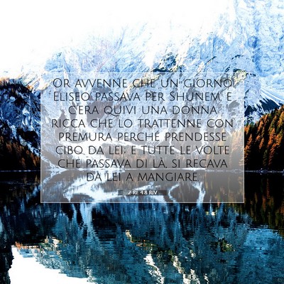 2 Re 4:8 RIV Immagine del Versetto della Bibbia