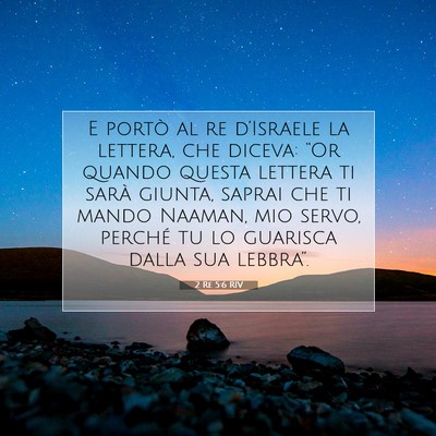 2 Re 5:6 Versetto della Bibbia Spiegato