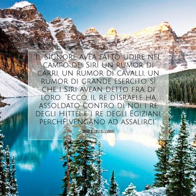 2 Re 7:6 RIV Immagine del Versetto della Bibbia